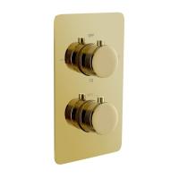 Смеситель для душа Boheme Cell 134-3-G, термостатический, цвет золото