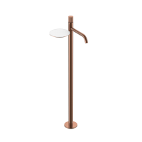 Смеситель для раковины напольный Boheme Stick LINEA 120-CB.3 брашированная медь