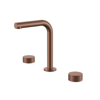 Смеситель для раковины Boheme Stick SPIRALE на 3 отв. 152-BRB.4 брашированная бронза