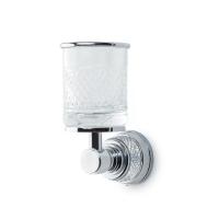 Стакан для зубных щеток Boheme Aura 10244-CR, хром