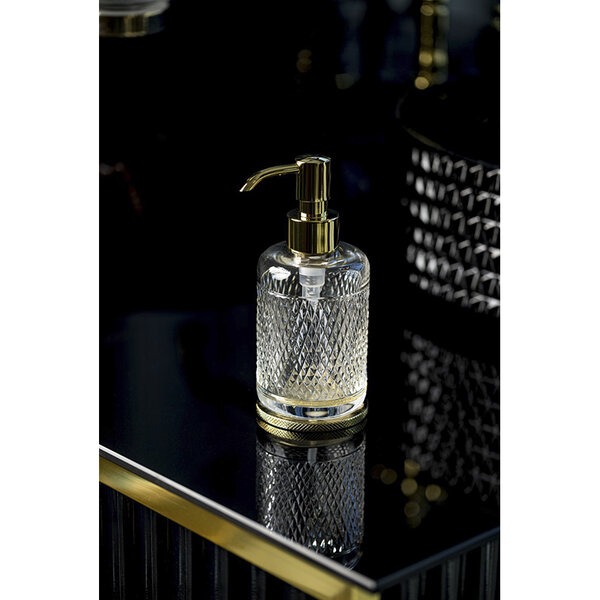 Дозатор жидкого мыла Boheme Aura 10250-G, золото