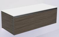 QUATRO 1 120CM тумба OAK антрацит профиль антрацит + внутр. подсв. 790-M1-120-OA-A-LED OAK ANTRACITE