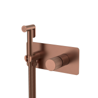 Гигиенический душ Boheme Stick ручка LINEA 127-BRB.3 со смесителем С ВНУТРЕННЕЙ ЧАСТЬЮ, брашированная бронза