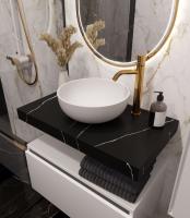 Столешница прямая FLAT NERO MARQUINA 810*460*70 869-080-NM
