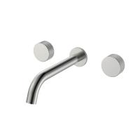 Смеситель из стены Boheme STICK LINEA на 3 отв. 152-2-NB.3 брашированный никель