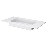 Раковина-моноблок QUATRO 100 WHITE 793-100-W белый