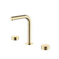 Смеситель для раковины Boheme Stick DIAMOND на 3 отв. 152-G.1 золото