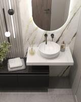 Столешница прямая FLAT CALACATTA 810*460*70 869-080-CLCT CALACATTA