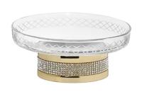 Мыльница Boheme Royal Cristal 10930-G настольная, золото