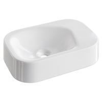 Раковина накладная COLIBRI Corian 480*320*100 White Glossy 902-W белый