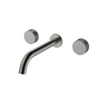 Смеситель из стены Boheme STICK TOUCH на 3 отв. 152-2-GM.2 вороненая сталь