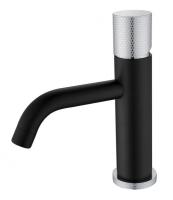 Смеситель для раковины Boheme Stick 121-BCR.2, черный, (black touch chrome)
