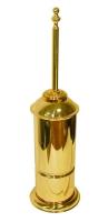 Ершик для унитаза Boheme Imperiale 10409 напольный, золото