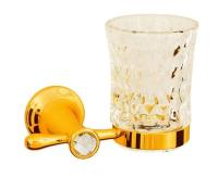 Стакан для зубных щеток Boheme Chiaro 10504, золото