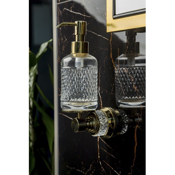 Дозатор жидкого мыла Boheme Aura 10247-G, золото