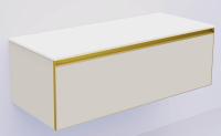 QUATRO 1 120CM тумба CASHMERE профиль + внутр. подсв. 790-M1-120-CM-MG-LED CASHMERE