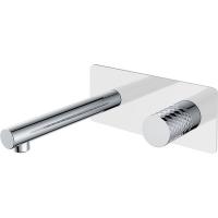 Смеситель для раковины Boheme Stick 125-WCR, White diamond chrome