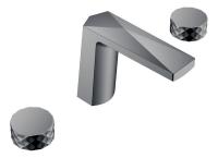 Смеситель для раковины Boheme Venturo 150-SGM-DIAMOND, ручка Diamond, цвет Shine Gun Metall