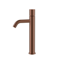 Смеситель для раковины высокий Boheme Stick DIAMOND 122-BRB брашированная бронза