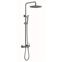 Душевая стойка Boheme Uno, PVD покрытие, Shine Gun Metall, 468-SGM