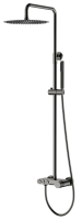 Душевая стойка Boheme Stick 128-GM.2, цвет графит Gun Metal с ручкой Touch