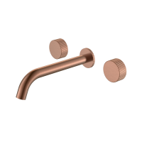 Смеситель из стены Boheme STICK LINEA на 3 отв. 152-2-CB.3 брашированная медь
