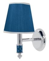 Светильник Boheme Murano 769 Chrome 15 см, настенный, синий