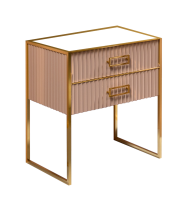 Тумба Armadi Art Monaco 80см h84см капучино глянец + золото под раковину моноблок 866-080-CPG CAPUCINO