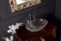 Столешница стекло 80см прямая DARK BROWN 853-080-DB