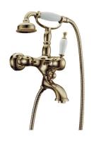 Смеситель для ванны Boheme Medici 303 Ripresa, с душевым гарнитуром, бронза