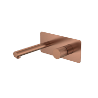 Смеситель из стены Boheme Stick ручка TOUCH 125-CB.2 брашированная медь