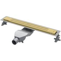 Душевой трап (лоток) Boheme Premium Trendy, 80 см, цвет золото, 983-80-G