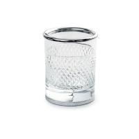Стакан для зубных щеток Boheme Aura 10252-CR, хром