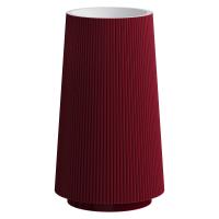 Раковина напольная рифленая Corian 480*480*850 Burgundy 801-Torre-BUR