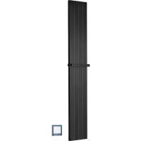 Полотенцесушитель электрический Boheme Flat 725-B, цвет черный матовый