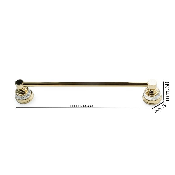 Полотенцедержатель Boheme Aura 10242-G, золото