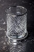 Стакан для зубных щеток Boheme Murano Cristal настольный, хром, 10217