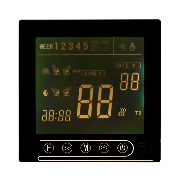 Полотенцесушитель электрический Boheme Flat 725-G, цвет золото