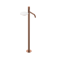 Смеситель для раковины напольный Boheme Stick SPIRALE 120-CB.4 брашированная медь