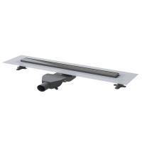 Душевой трап (лоток) Boheme Premium Linear 982-80-GM, 80 см, в комплекте с решеткой под плитку, цвет антрацит