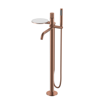 Смеситель напольный Boheme Stick LINEA 129-CB.3 брашированная медь