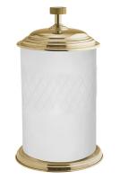 Мусорное ведро Boheme Royal Cristal 10934-G стекло, золото