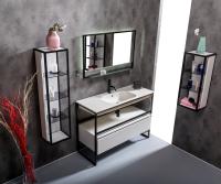 Раковина моноблок Vallessi 120 белая керамика 838-120-W белый
