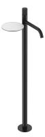 Смеситель для раковины напольный Boheme Stick LINEA 120-BB.3 черный