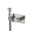 Гигиенический душ Boheme Stick, 127-NB.4, С ВНУТРЕННЕЙ ЧАСТЬЮ, nickel brush