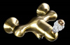 Смеситель для душа Boheme Crystal 304-CRST, бронза
