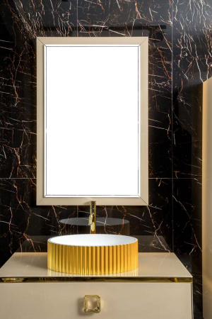 Зеркало Armadi Art Dolce Светлое золото 105x70см 567-Light золото