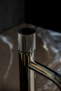 Смеситель для раковины Boheme Stick 121-SGM.2, цвет графит Shine Gun Metal c ручкой Touch