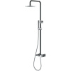 Душевая стойка Boheme Stick 128-BCR.2, Black touch chrome, c ручкой Touch