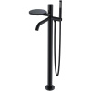 Смеситель Boheme Stick 129-BB.2 для ванны и душа, с душевым гарнитуром, Black touch black